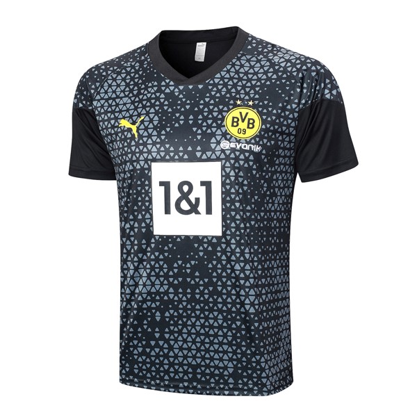 Maillot Entrainement Borussia Dortmund 2024 Gris Noir